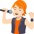 Singer Emoji Joypixels