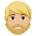 Person Beard Emoji Joypixels