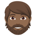 Person Beard Emoji Joypixels
