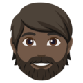 Person Beard Emoji Joypixels