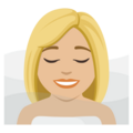 Woman In Steamy Room Emoji Joypixels
