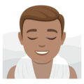 Man In Steamy Room Emoji Joypixels