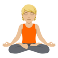 Person In Lotus Position Emoji Joypixels