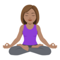 Woman In Lotus Position Emoji Joypixels