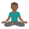 Man In Lotus Position Emoji Joypixels