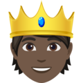 Person With Crown Emoji Joypixels