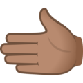 Leftwards Hand Emoji Joypixels