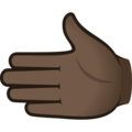 Leftwards Hand Emoji Joypixels