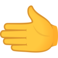 Leftwards Hand Emoji Joypixels