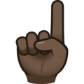 Index Pointing Up Emoji Joypixels