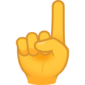 Index Pointing Up Emoji Joypixels