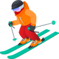 Skier Emoji Joypixels