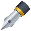 Black Nib Emoji Joypixels