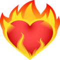 Heart On Fire Emoji Joypixels