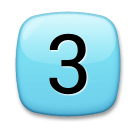 Keycap Digit Three Emoji Lg