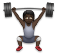 Person Lifting Weights Emoji Lg