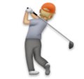 Person Golfing Emoji Lg