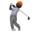 Person Golfing Emoji Lg