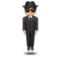Person In Suit Levitating Emoji Lg