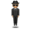 Person In Suit Levitating Emoji Lg