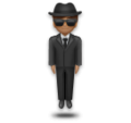 Person In Suit Levitating Emoji Lg