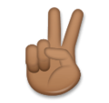 Victory Hand Emoji Lg