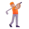 Person Golfing Emoji Microsoft-teams