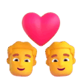 Couple With Heart Man Man Emoji Microsoft-teams