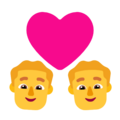 Couple With Heart Man Man Emoji Windows