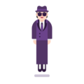 Person In Suit Levitating Emoji Windows