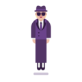 Person In Suit Levitating Emoji Windows