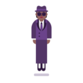 Person In Suit Levitating Emoji Windows