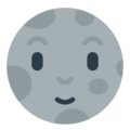 New Moon Face Emoji Mozilla