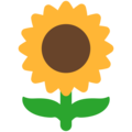 Sunflower Emoji Mozilla