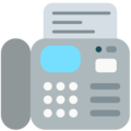 Fax Machine Emoji Mozilla