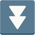 Fast Down Button Emoji Mozilla