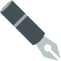 Black Nib Emoji Mozilla