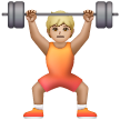 Person Lifting Weights Emoji Samsung