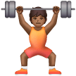 Person Lifting Weights Emoji Samsung
