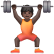 Person Lifting Weights Emoji Samsung