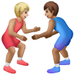 Men Wrestling Emoji Samsung