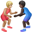 Men Wrestling Emoji Samsung