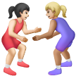 Women Wrestling Emoji Samsung