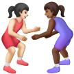 Women Wrestling Emoji Samsung