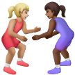 Women Wrestling Emoji Samsung