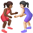 Women Wrestling Emoji Samsung