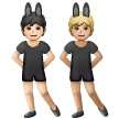 People With Bunny Ears Emoji Samsung