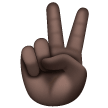 Victory Hand Emoji Samsung