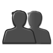 Busts In Silhouette Emoji Samsung