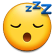 Sleeping Face Emoji Samsung